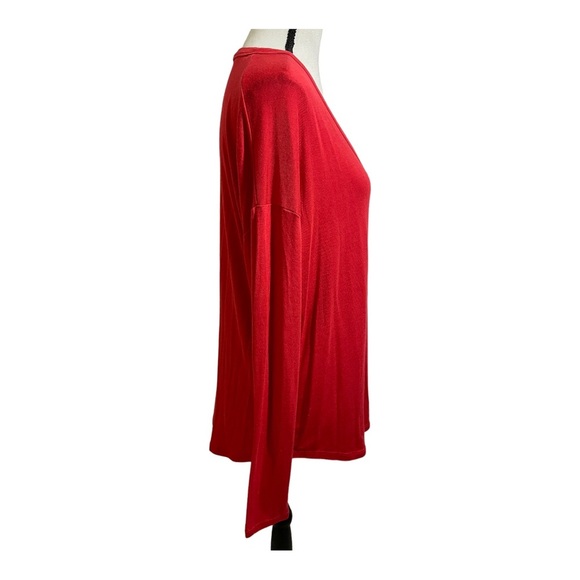 Athleta Womens cloud light relaxed fit long sleeve size Small orange . - Picture 5 of 11